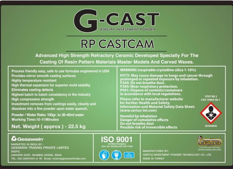 G cast RP Castcam powder